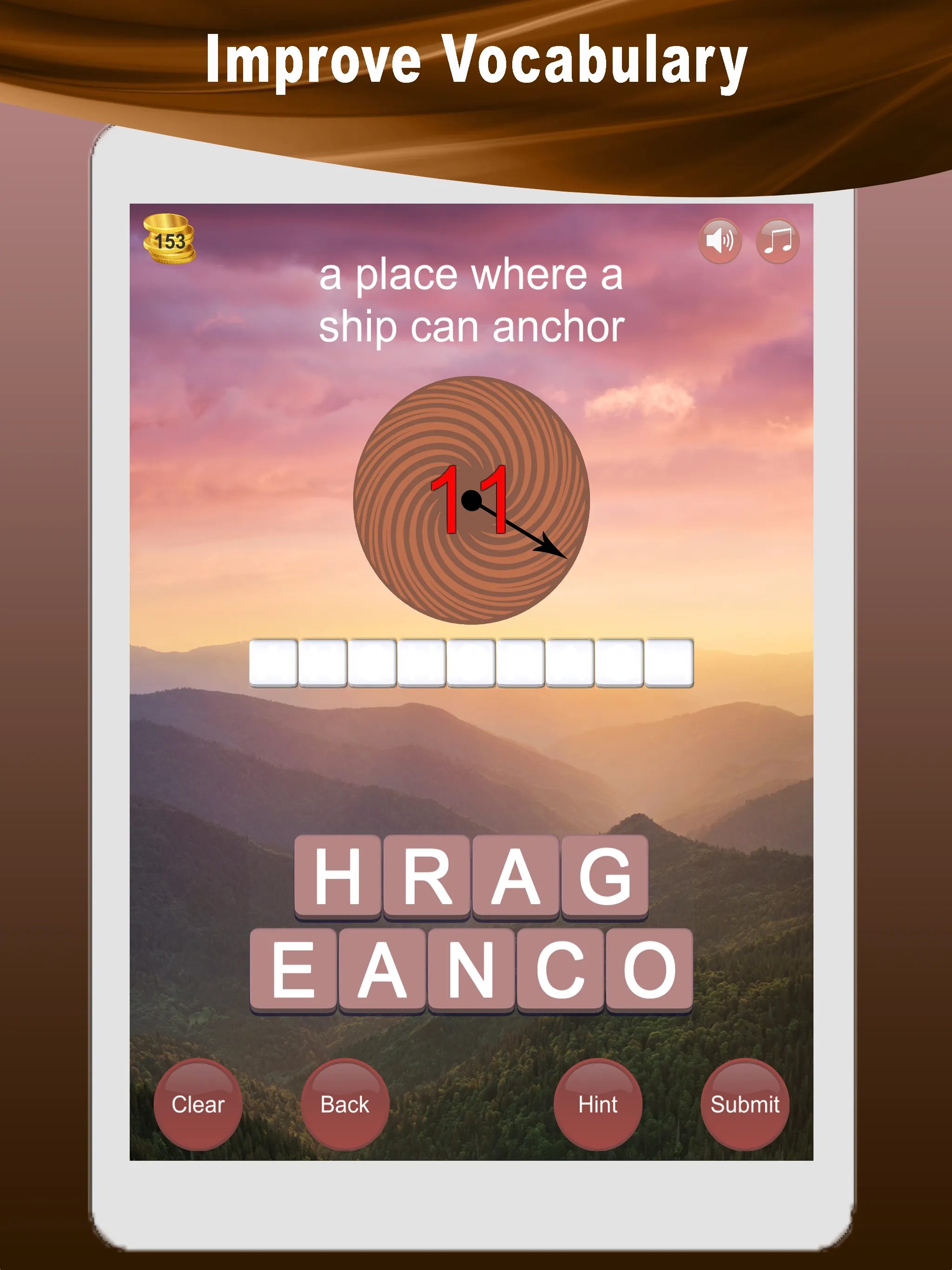 Word Scramble Vocabulary Game | Indus Appstore | Screenshot