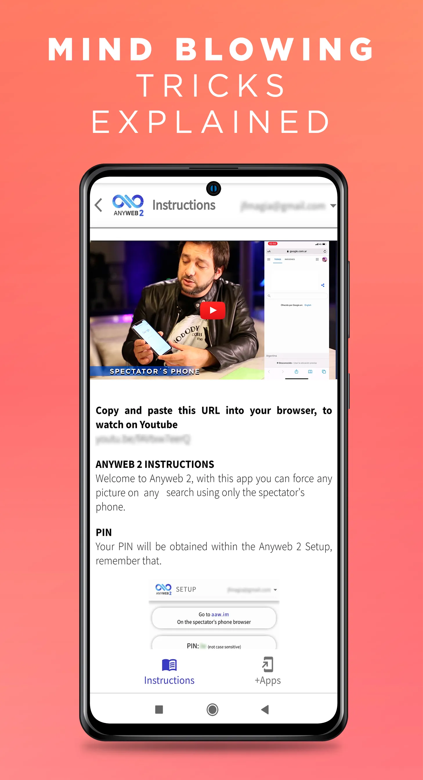 Anyweb 2 - Magic Tricks on the | Indus Appstore | Screenshot