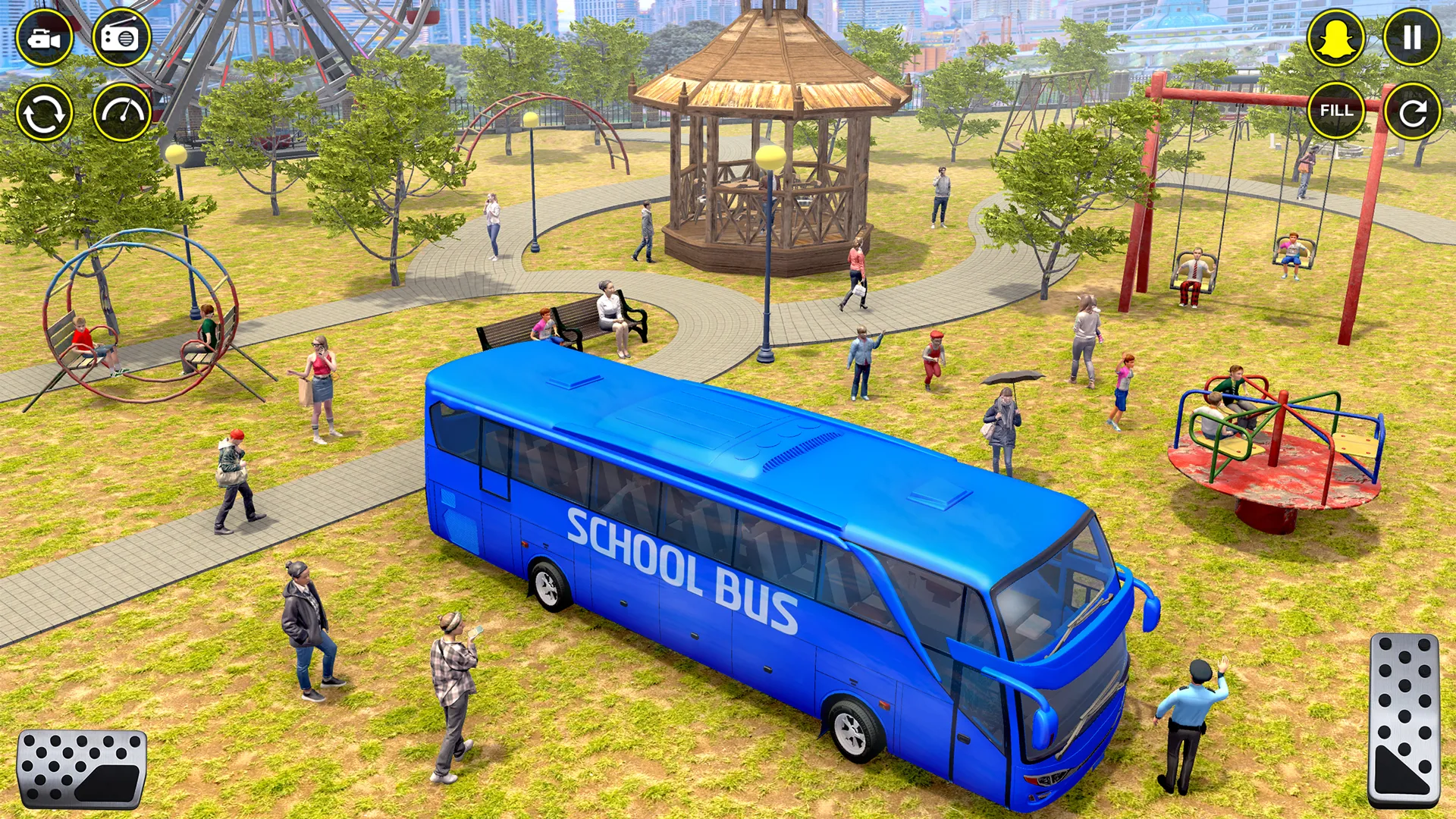 School Bus Coach Driver Games | Indus Appstore | Screenshot