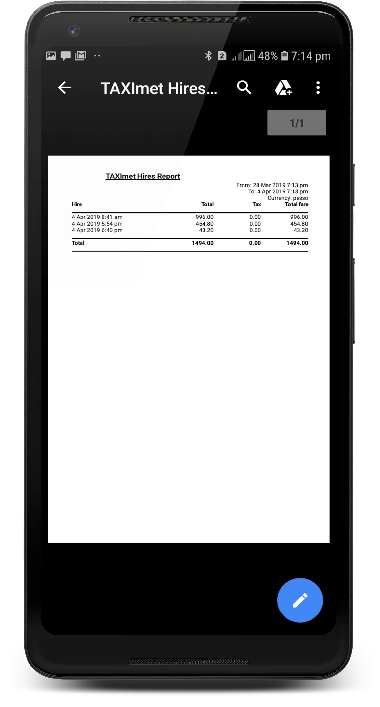 TAXImet - Taximeter | Indus Appstore | Screenshot