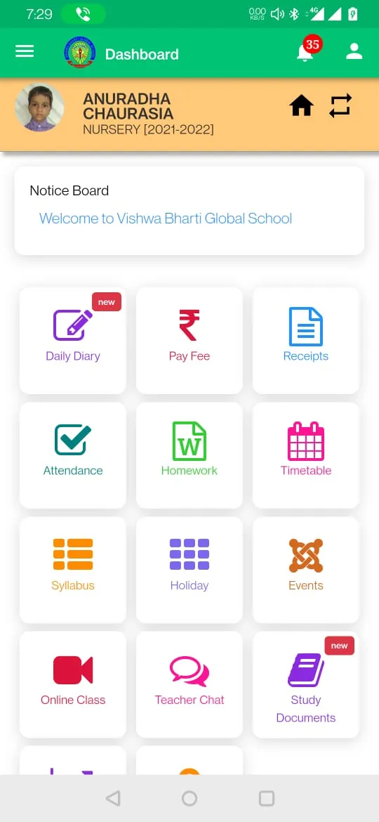 Vishwa Bharti Global School | Indus Appstore | Screenshot