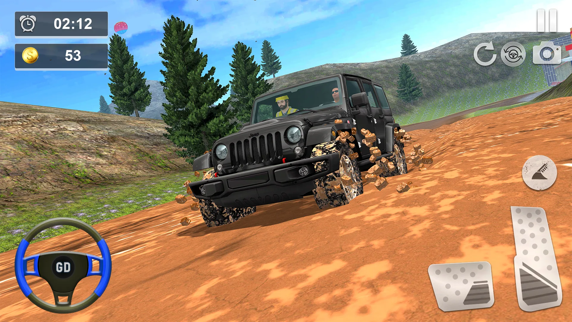 Offroad Jeep Driving - 3D Game | Indus Appstore | Screenshot