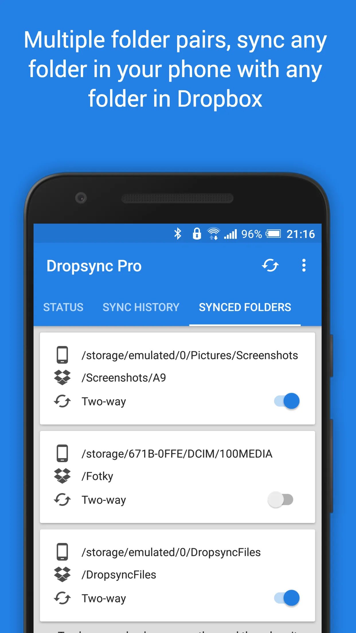 Dropsync: Autosync for Dropbox | Indus Appstore | Screenshot