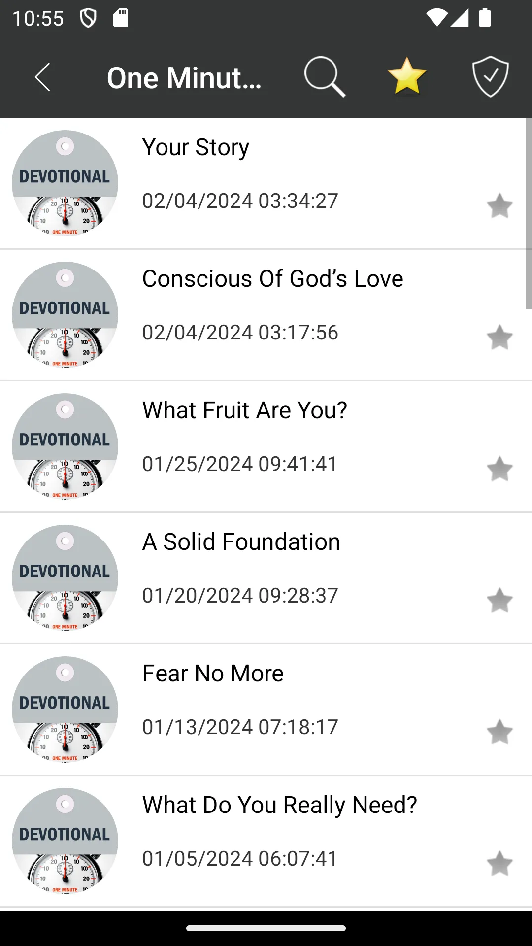 1 Minute Bible Devotion | Indus Appstore | Screenshot