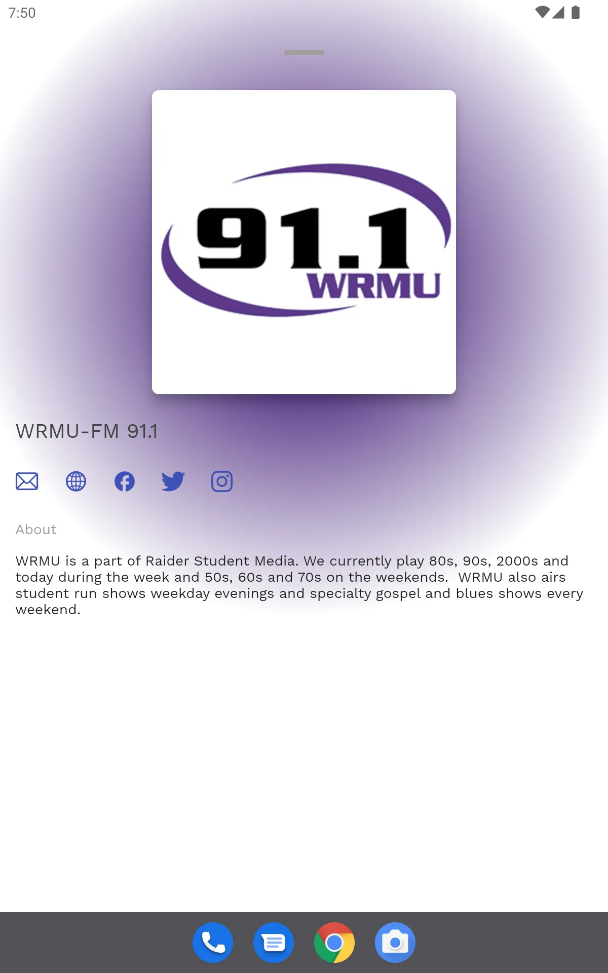 WRMU Radio | Indus Appstore | Screenshot