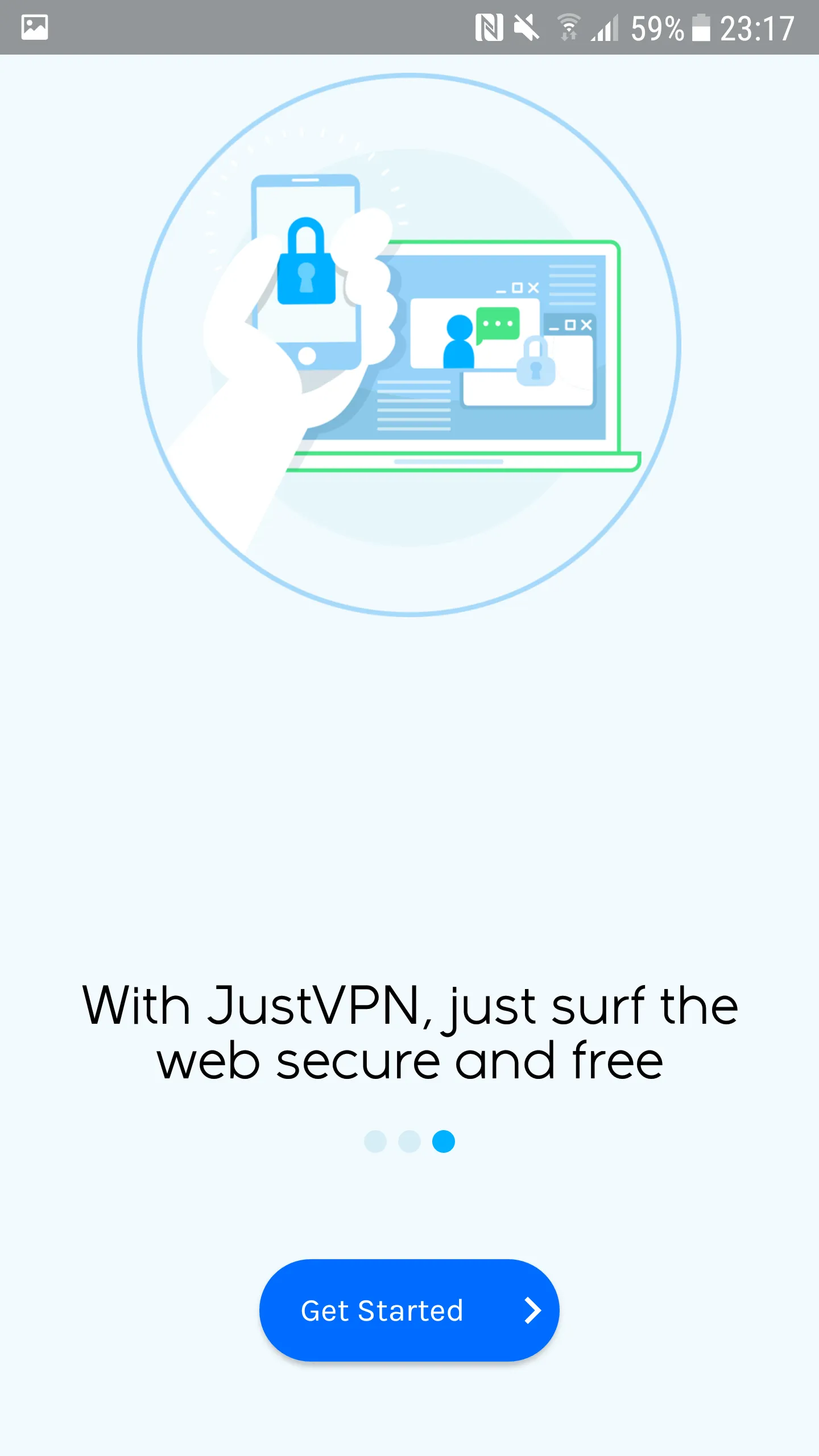 VPN high speed proxy - justvpn | Indus Appstore | Screenshot