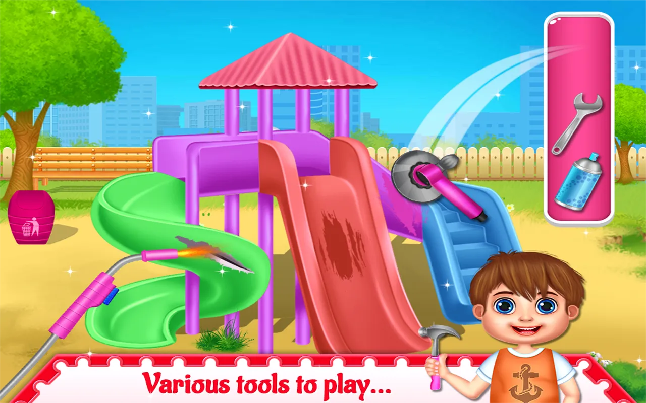 Kids Park - Cleanup and Repair | Indus Appstore | Screenshot