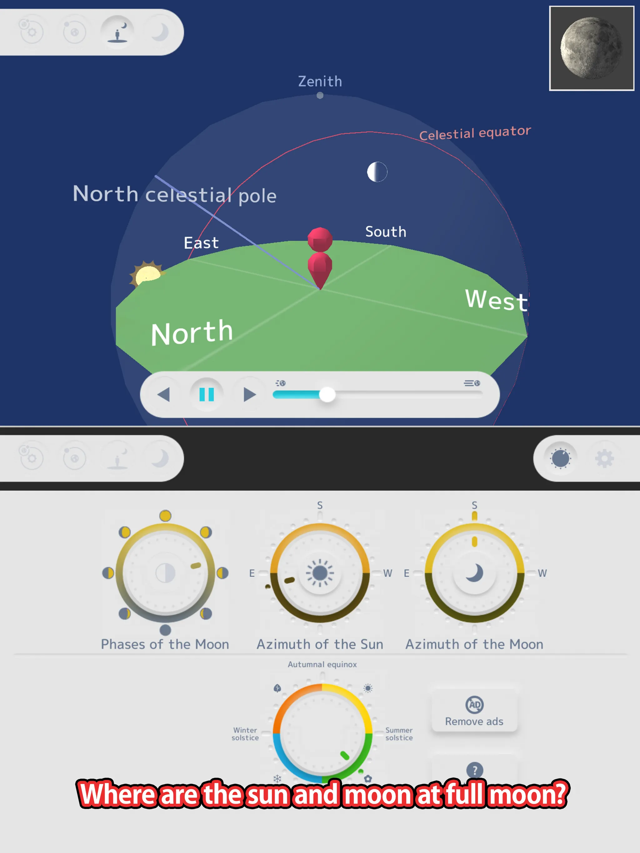 Moon phases assist | Indus Appstore | Screenshot