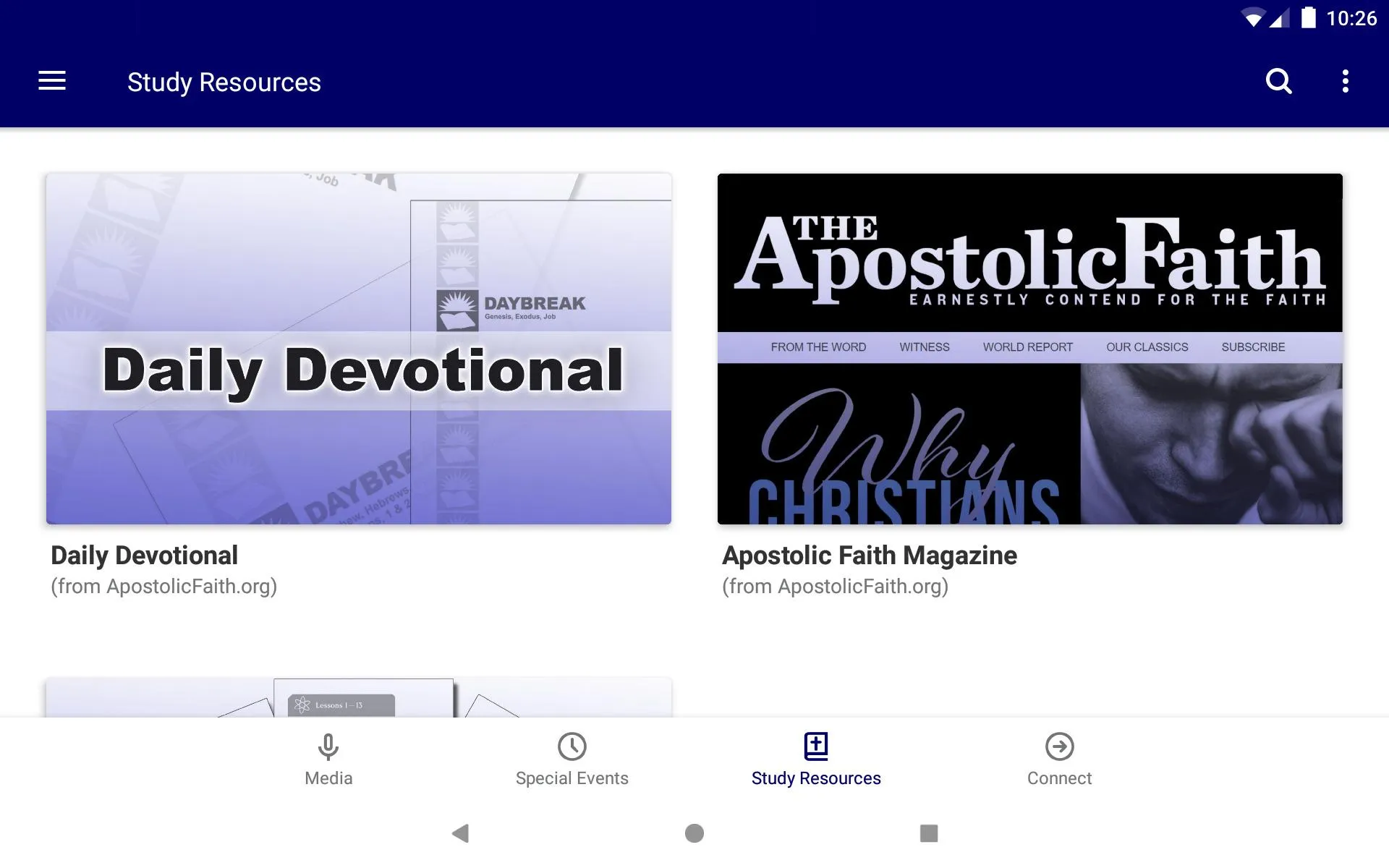 Apostolic Faith Church Medford | Indus Appstore | Screenshot