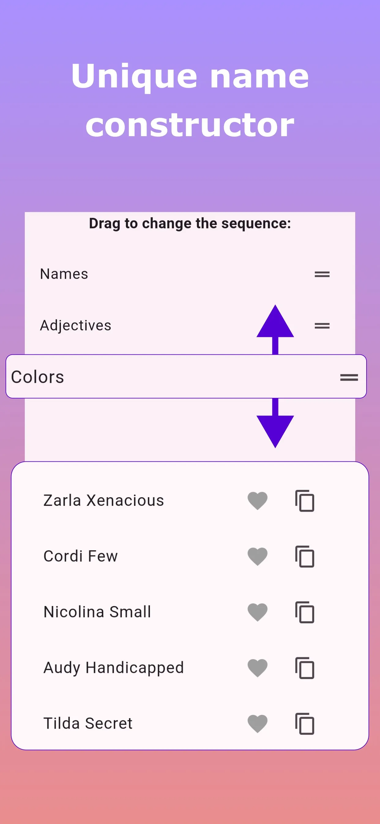 Name Generator | Indus Appstore | Screenshot