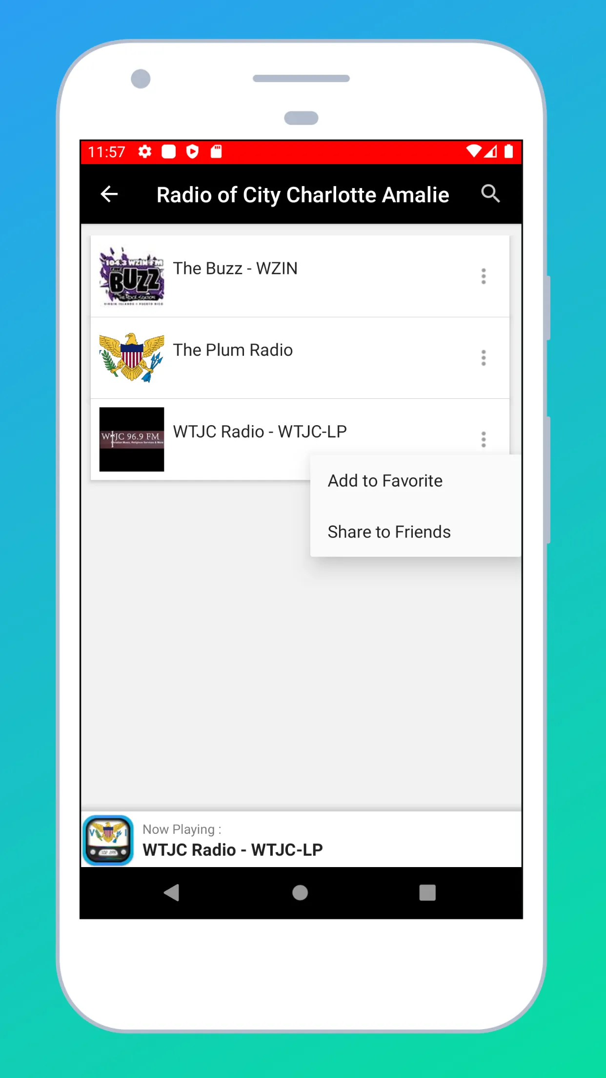 Radio US Virgin Islands FM App | Indus Appstore | Screenshot