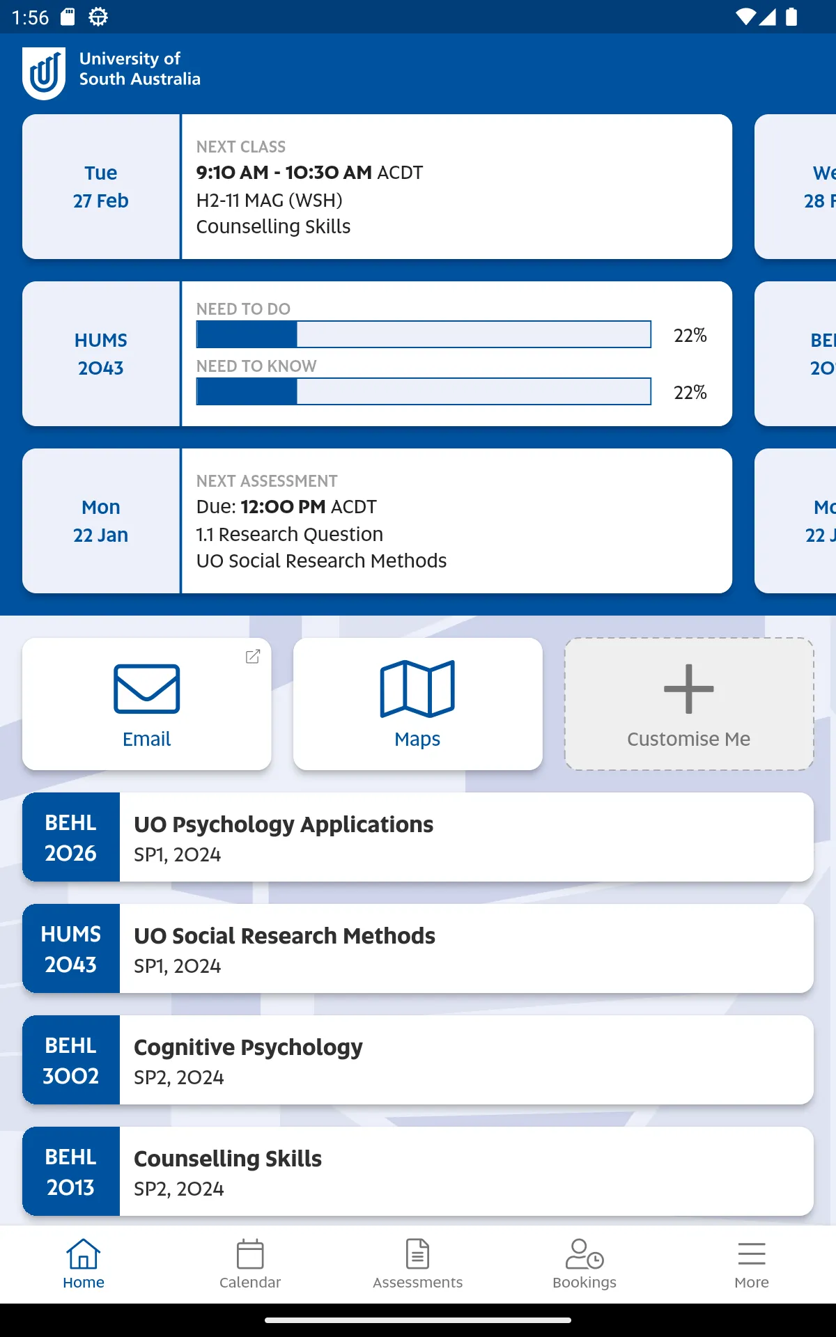 UniSA App | Indus Appstore | Screenshot