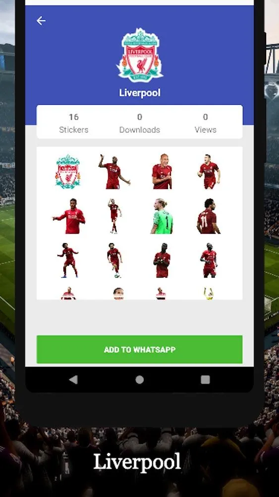 Soccer Stickers for WhatsApp | Indus Appstore | Screenshot