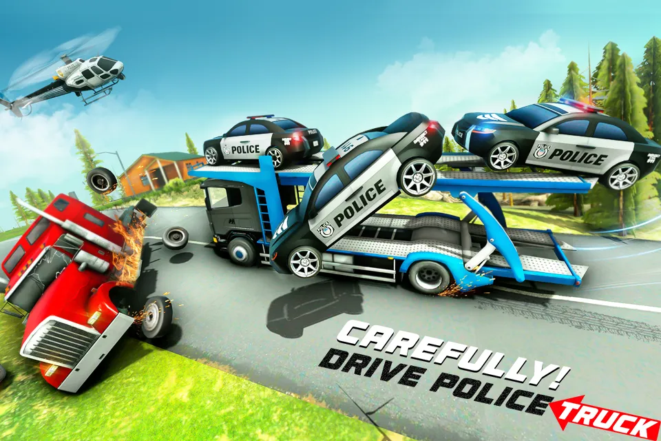 Police Cargo Truck Offroad 3D | Indus Appstore | Screenshot