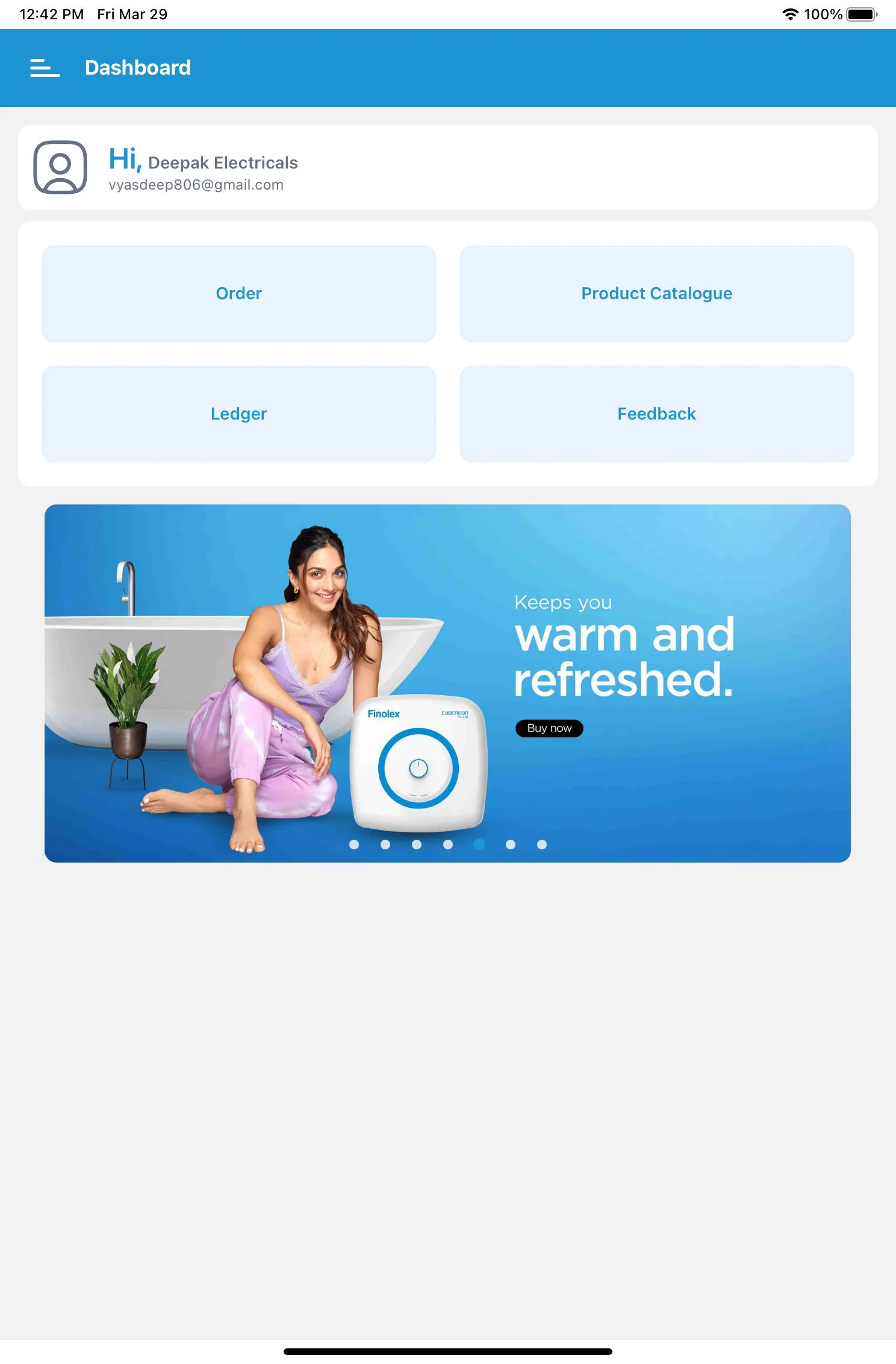 Finolex Connect Retailer | Indus Appstore | Screenshot