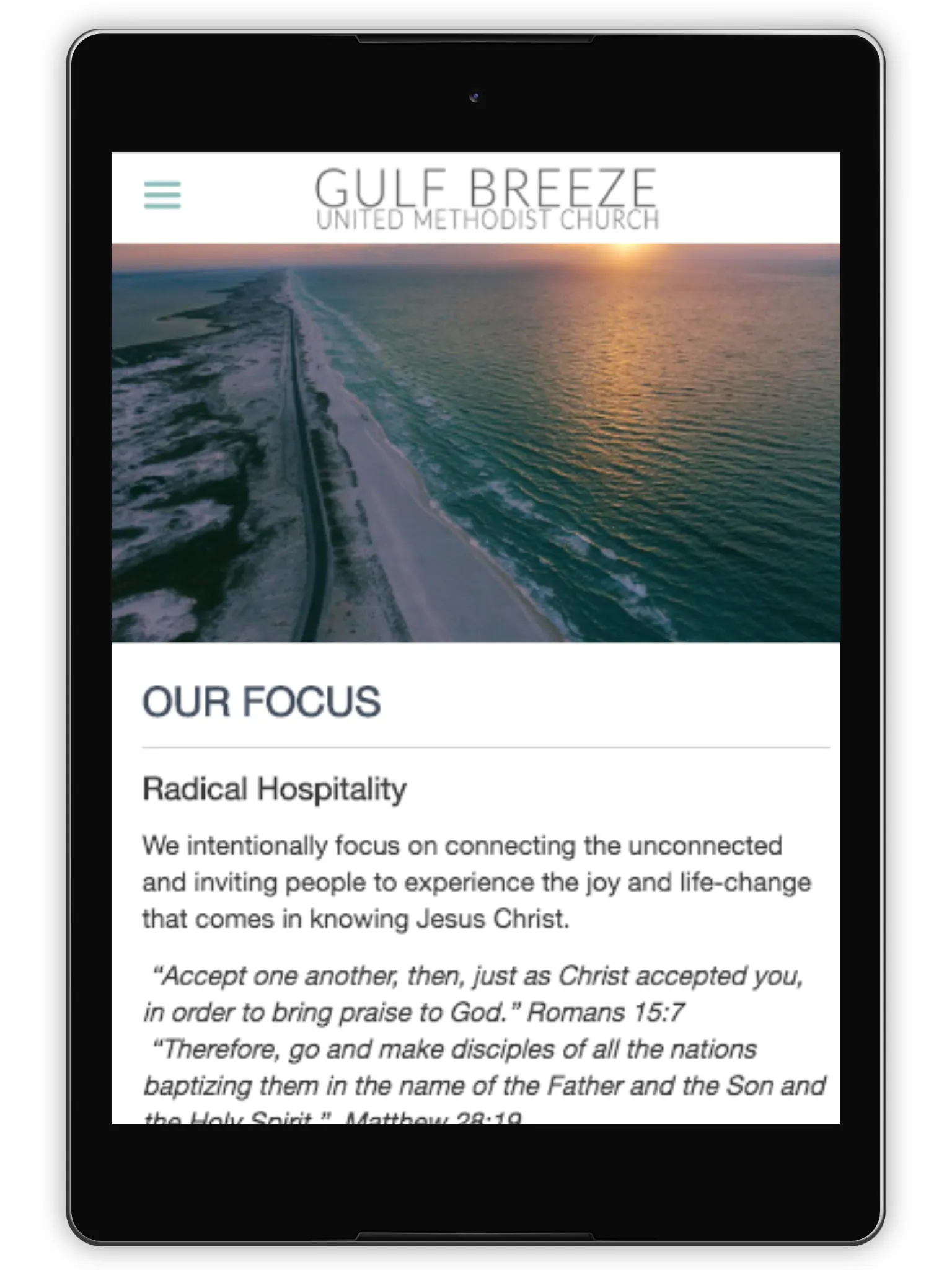 Gulf Breeze UMC | Indus Appstore | Screenshot