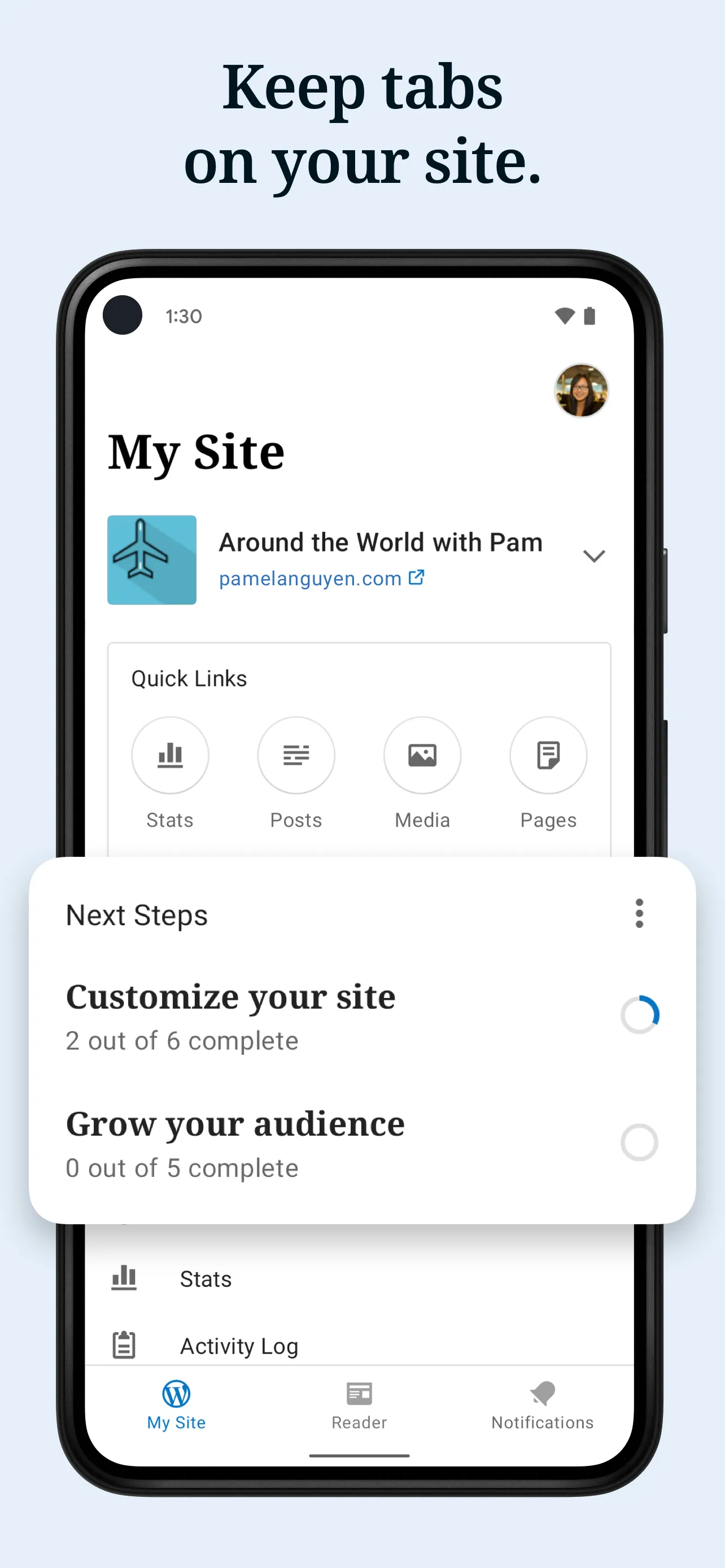 WordPress – Website Builder | Indus Appstore | Screenshot