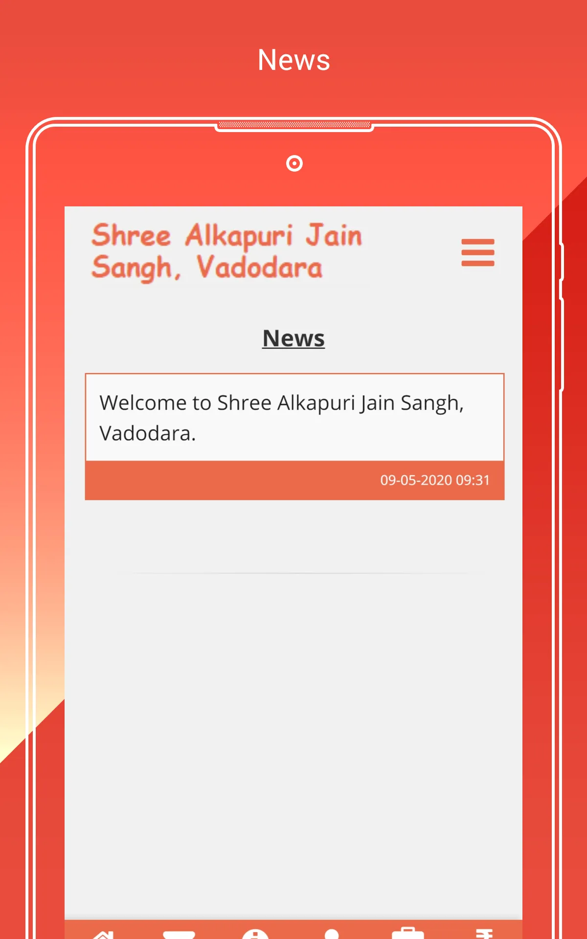 Shree Alkapuri Jain Sangh, Vad | Indus Appstore | Screenshot