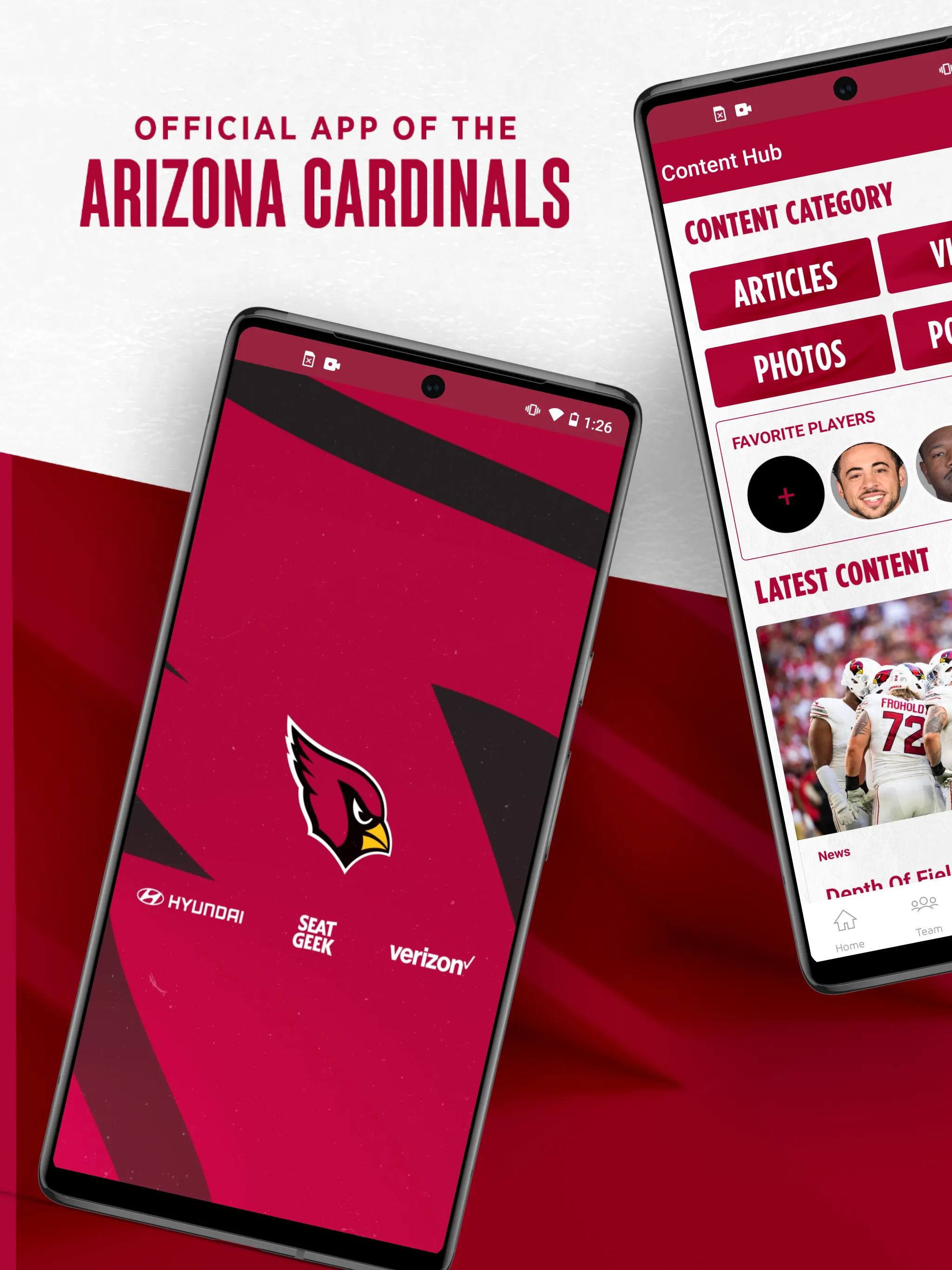 Arizona Cardinals Mobile | Indus Appstore | Screenshot