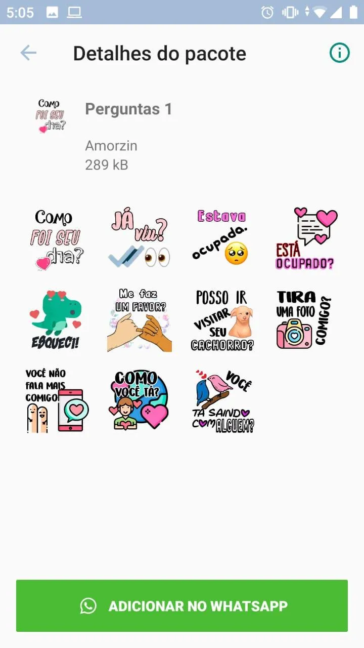 Figurinhas de amor WASticker | Indus Appstore | Screenshot