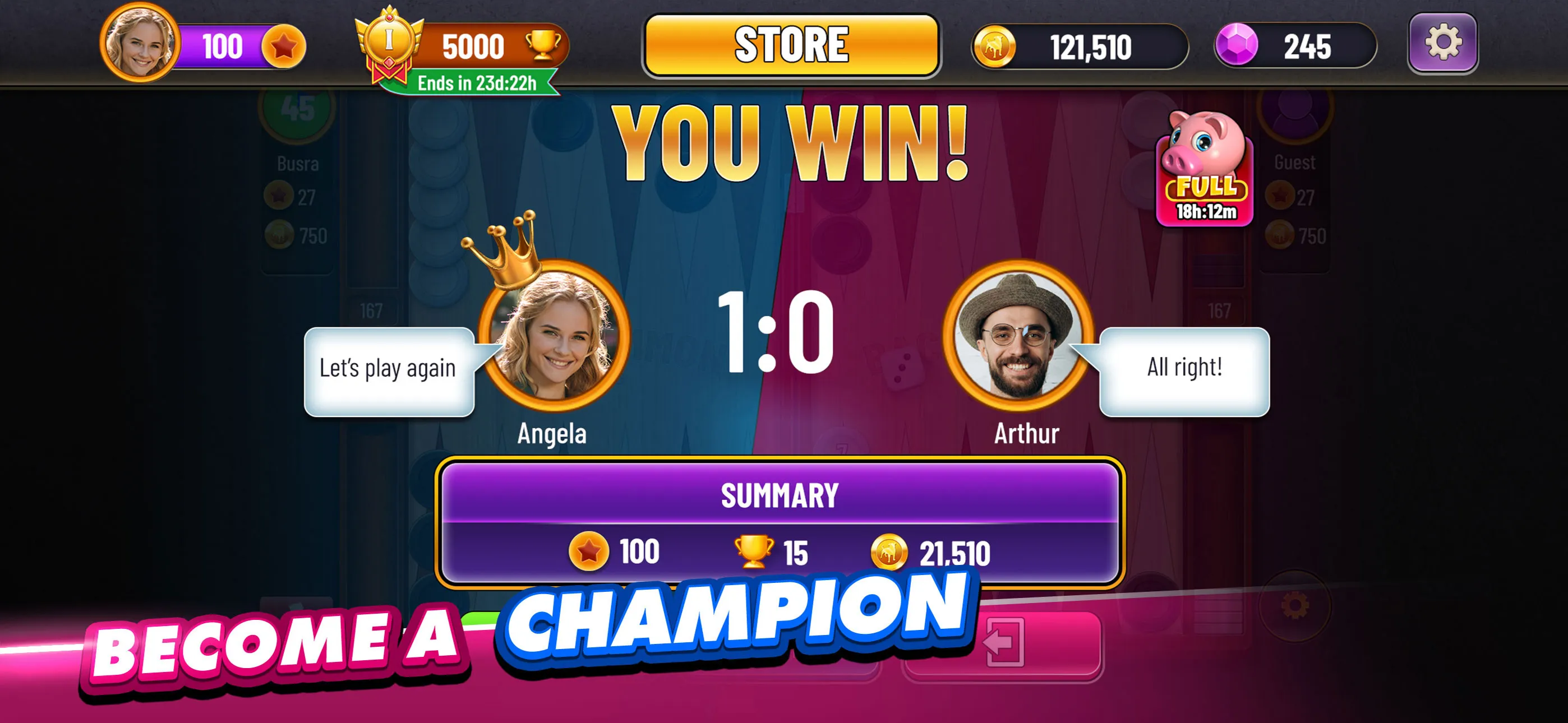 Backgammon Plus - Board Game | Indus Appstore | Screenshot