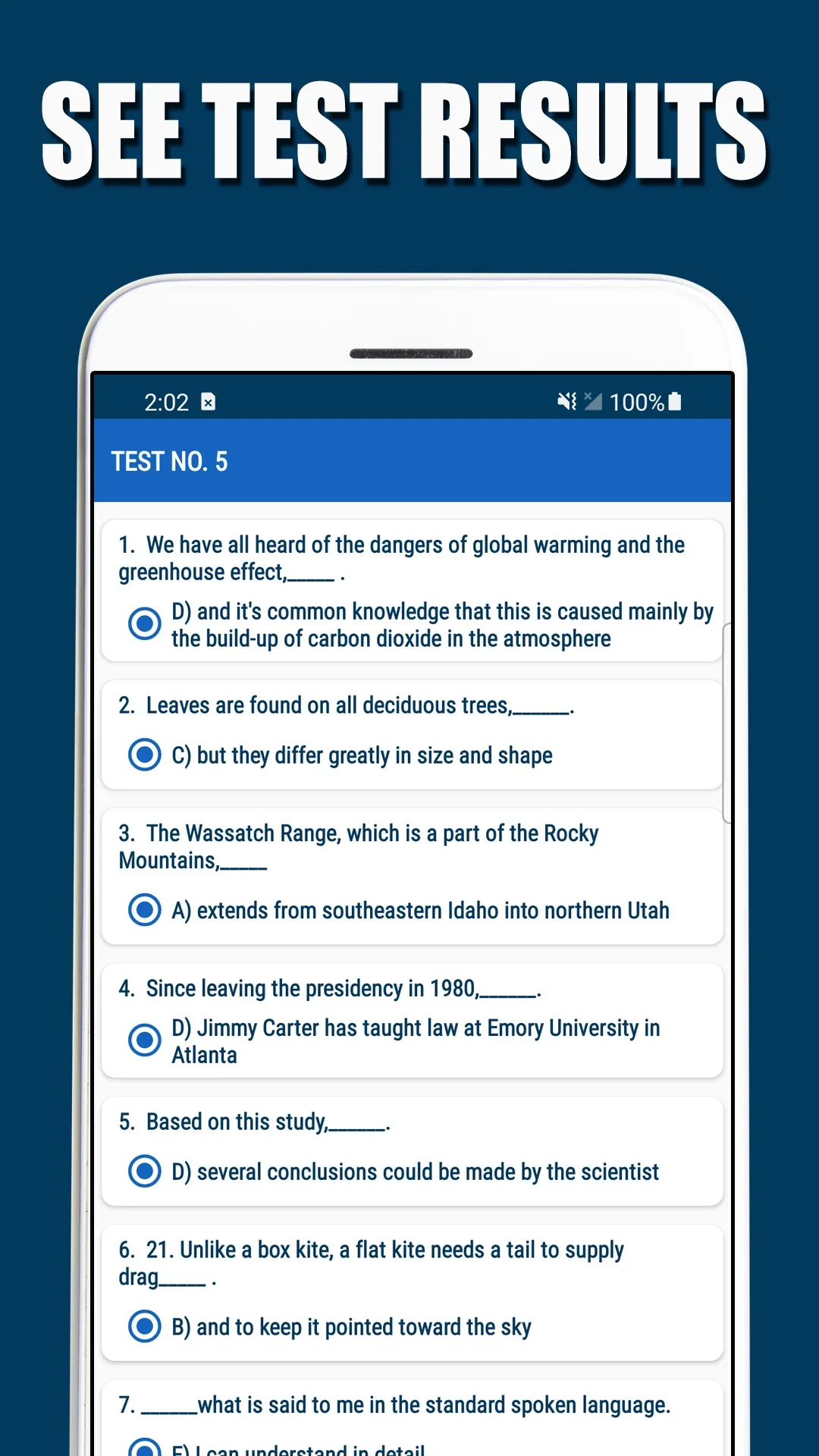 Grammar Master Test - English | Indus Appstore | Screenshot