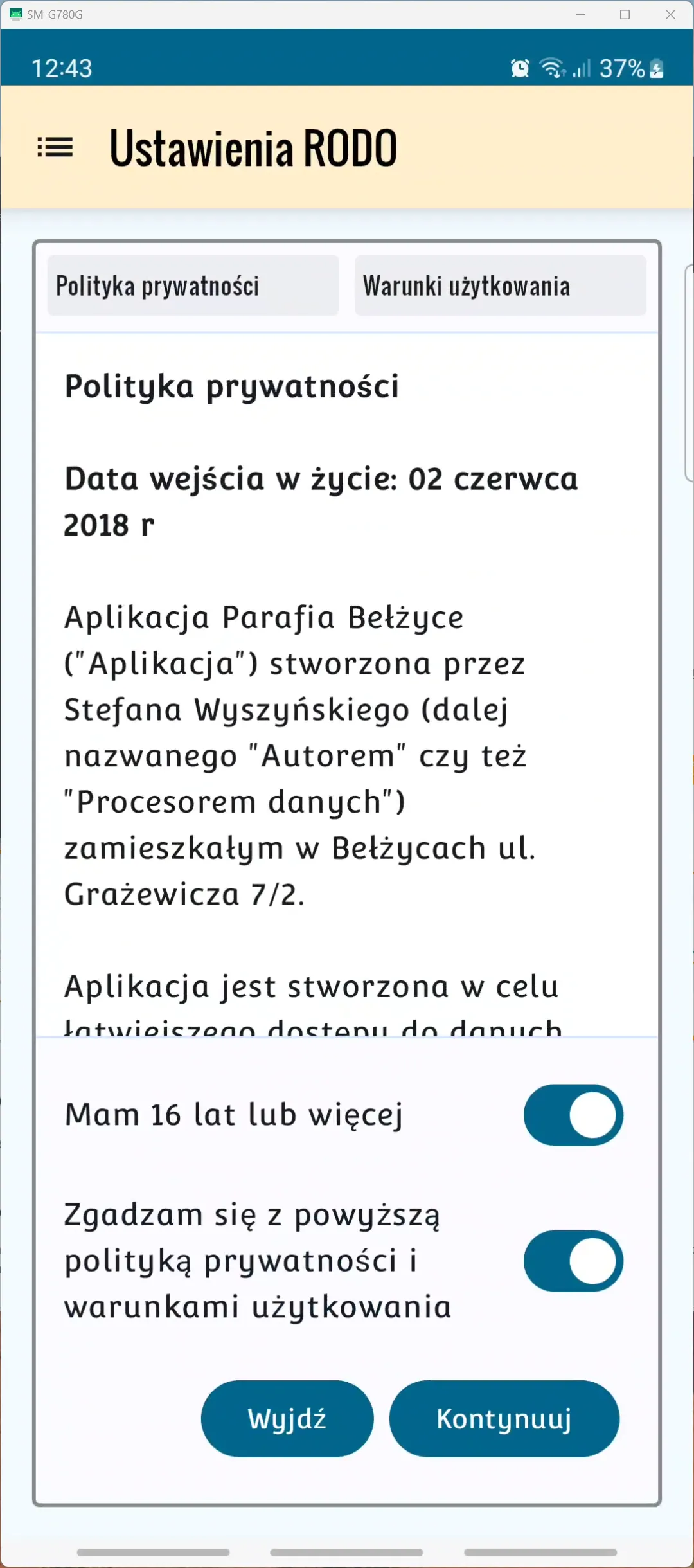 Parafia Bełżyce | Indus Appstore | Screenshot