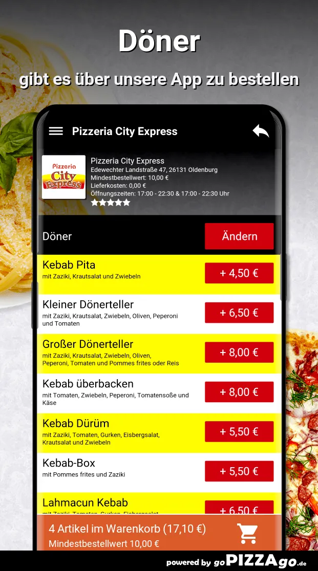 Pizzeria City Express Oldenbur | Indus Appstore | Screenshot