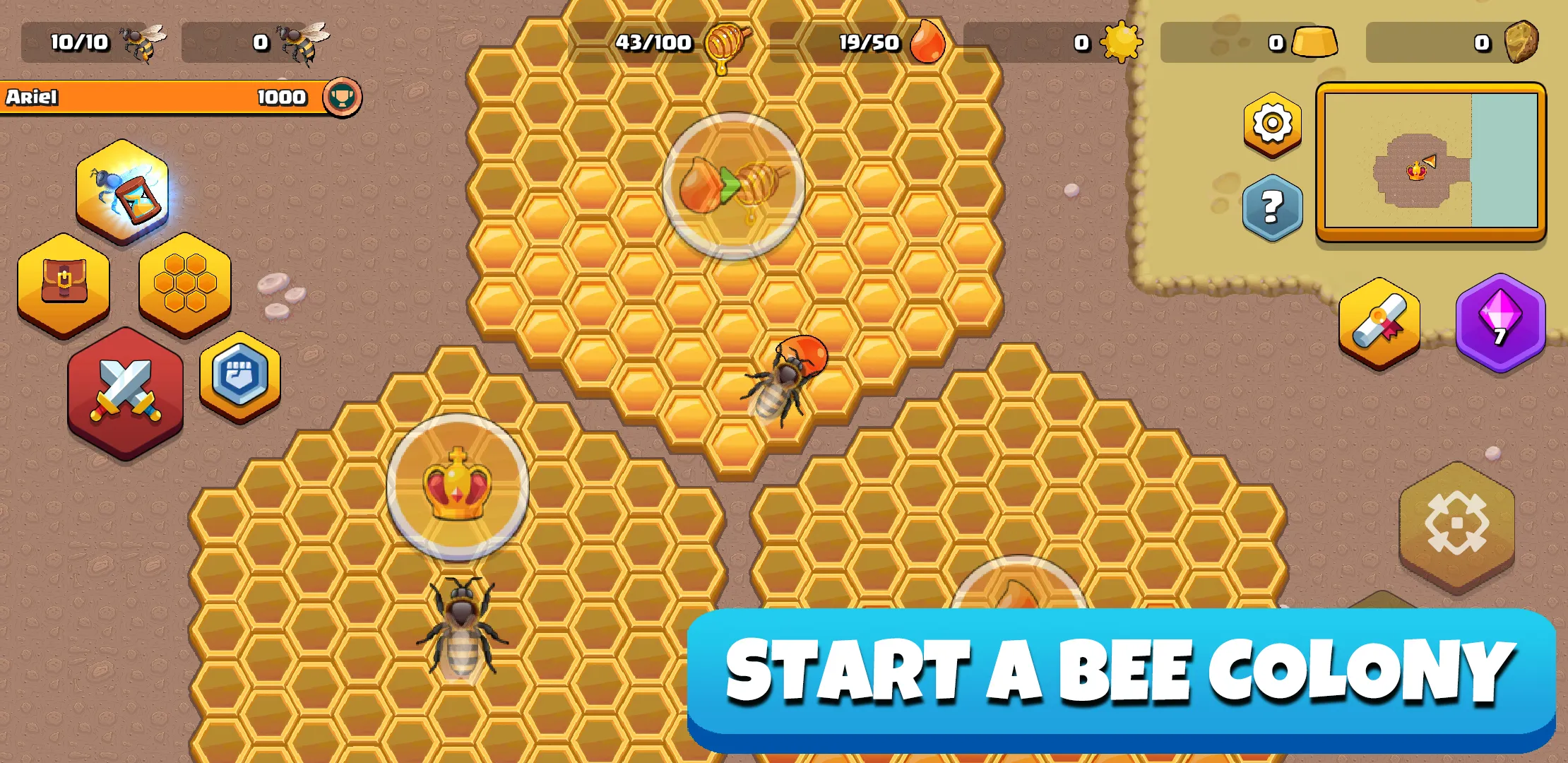 Pocket Bees: Colony Simulator | Indus Appstore | Screenshot