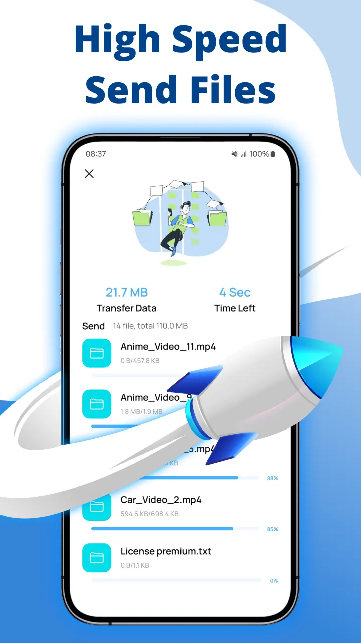 Easy Share File Transfer App | Indus Appstore | Screenshot