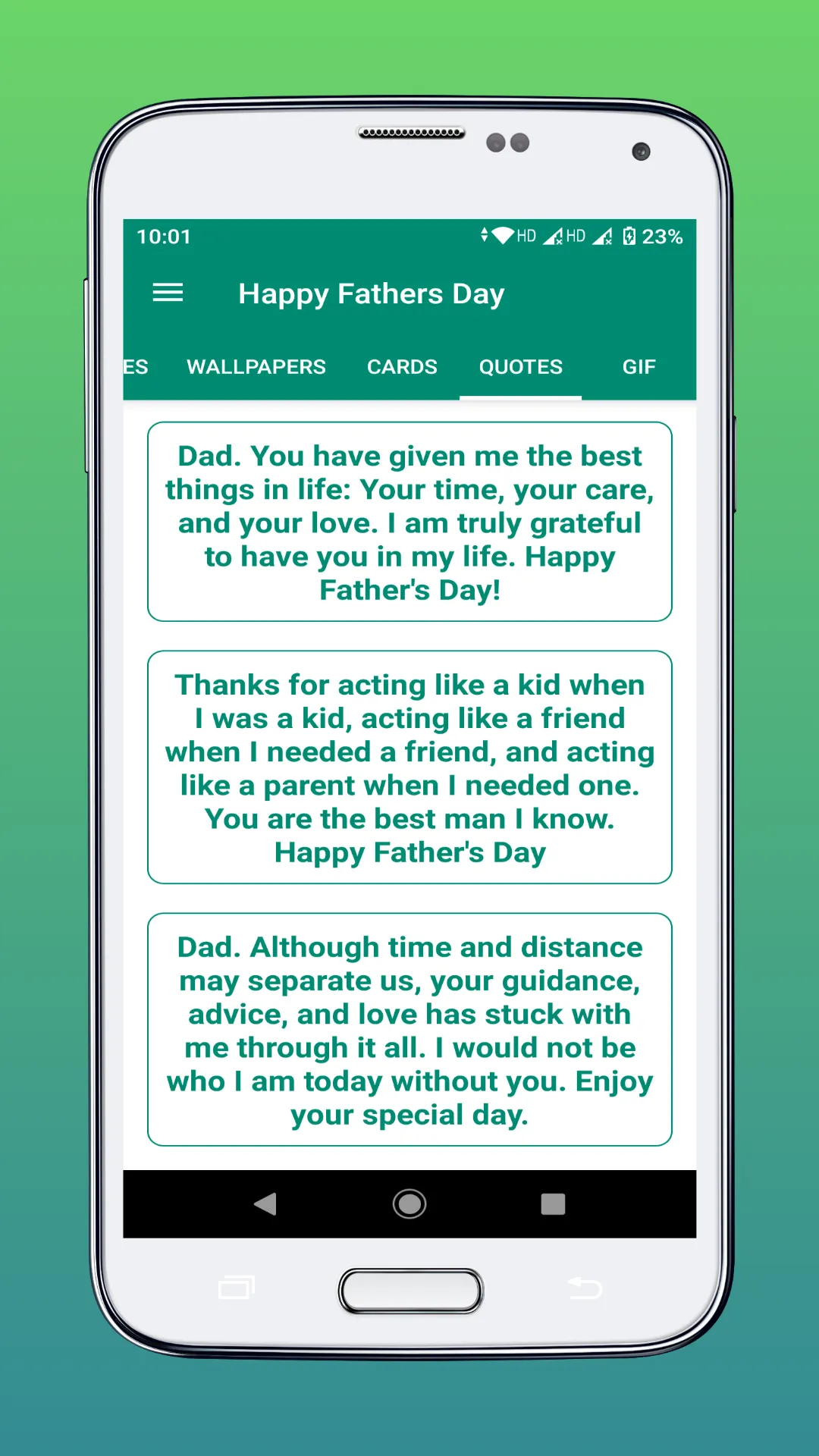 Father's Day Wishes & Cards | Indus Appstore | Screenshot