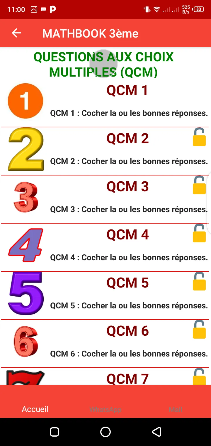 MATH BOOK 3ème | Indus Appstore | Screenshot