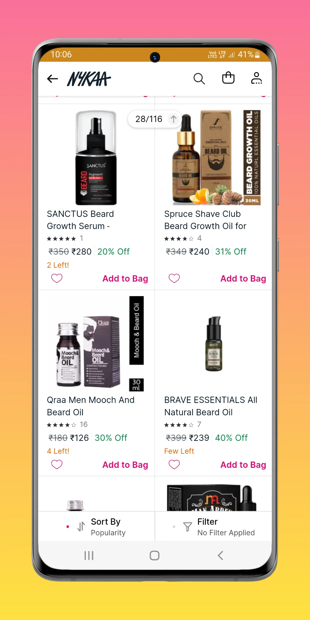 Beard Oil Shopping App | Indus Appstore | Screenshot