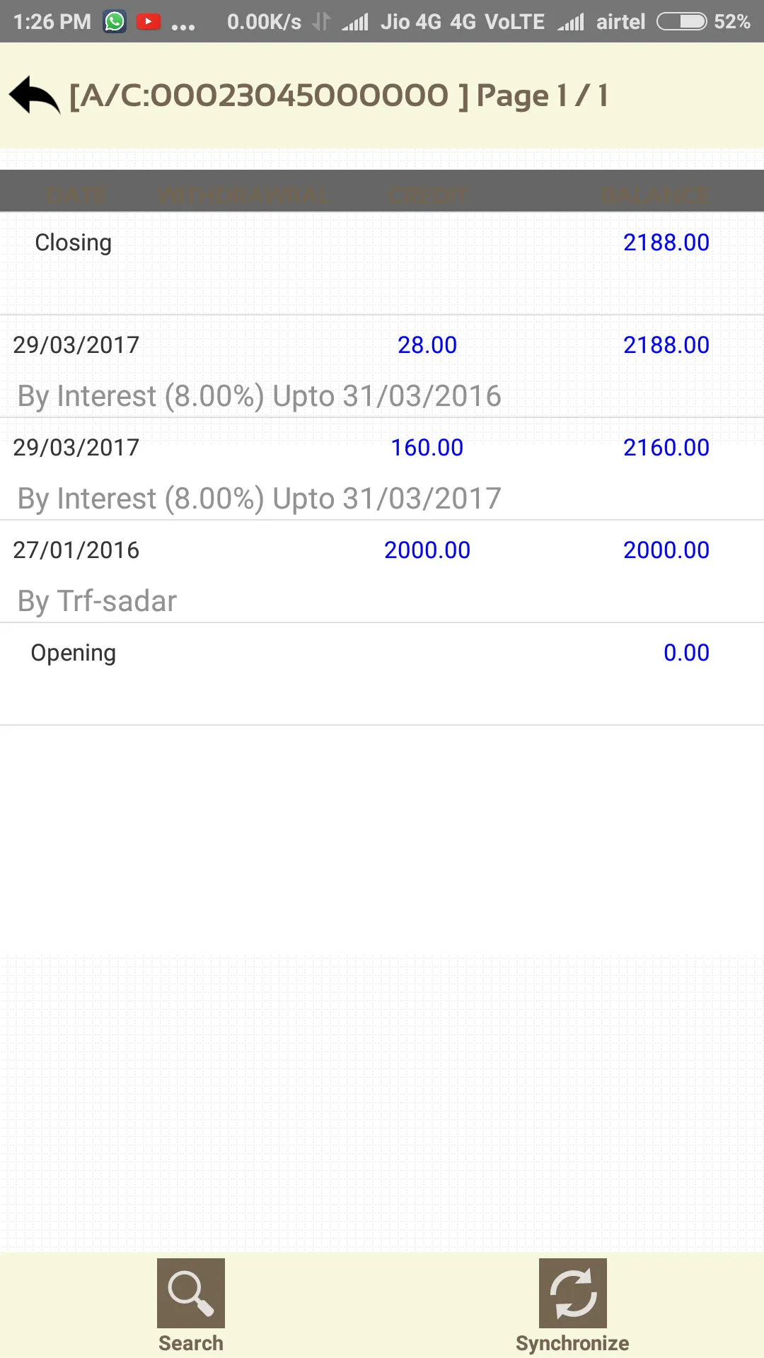 DCBMZP-MPassbook(DCB Mirzapur) | Indus Appstore | Screenshot