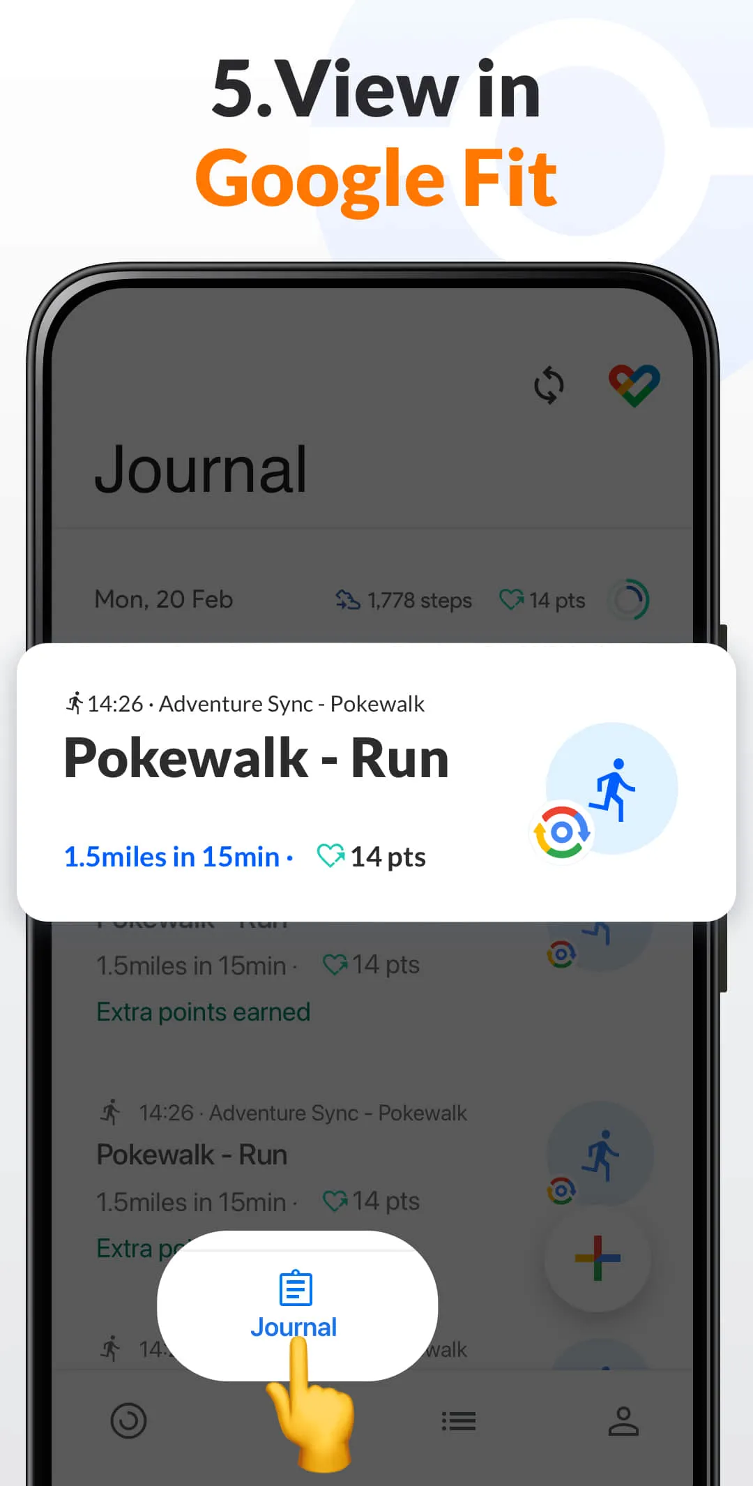 Adventure Sync - Pokewalk | Indus Appstore | Screenshot