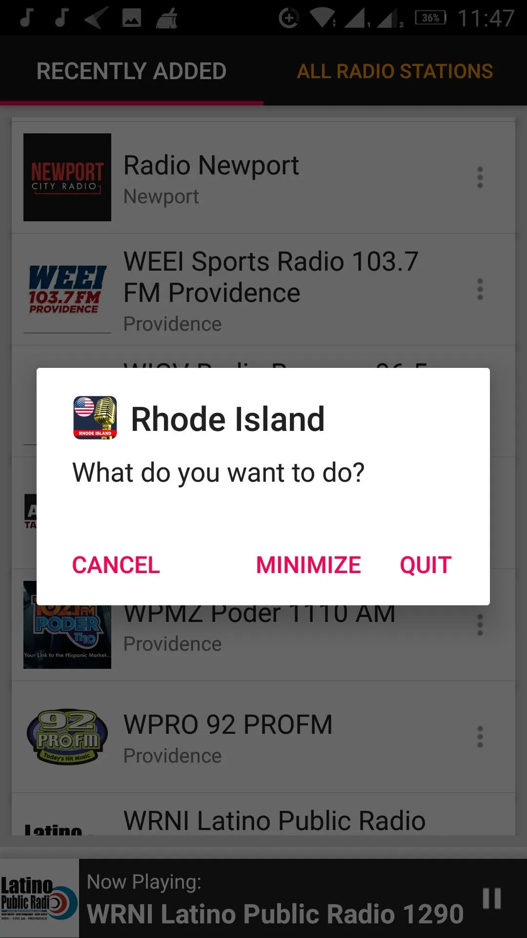 Rhode Island Radio Stations | Indus Appstore | Screenshot