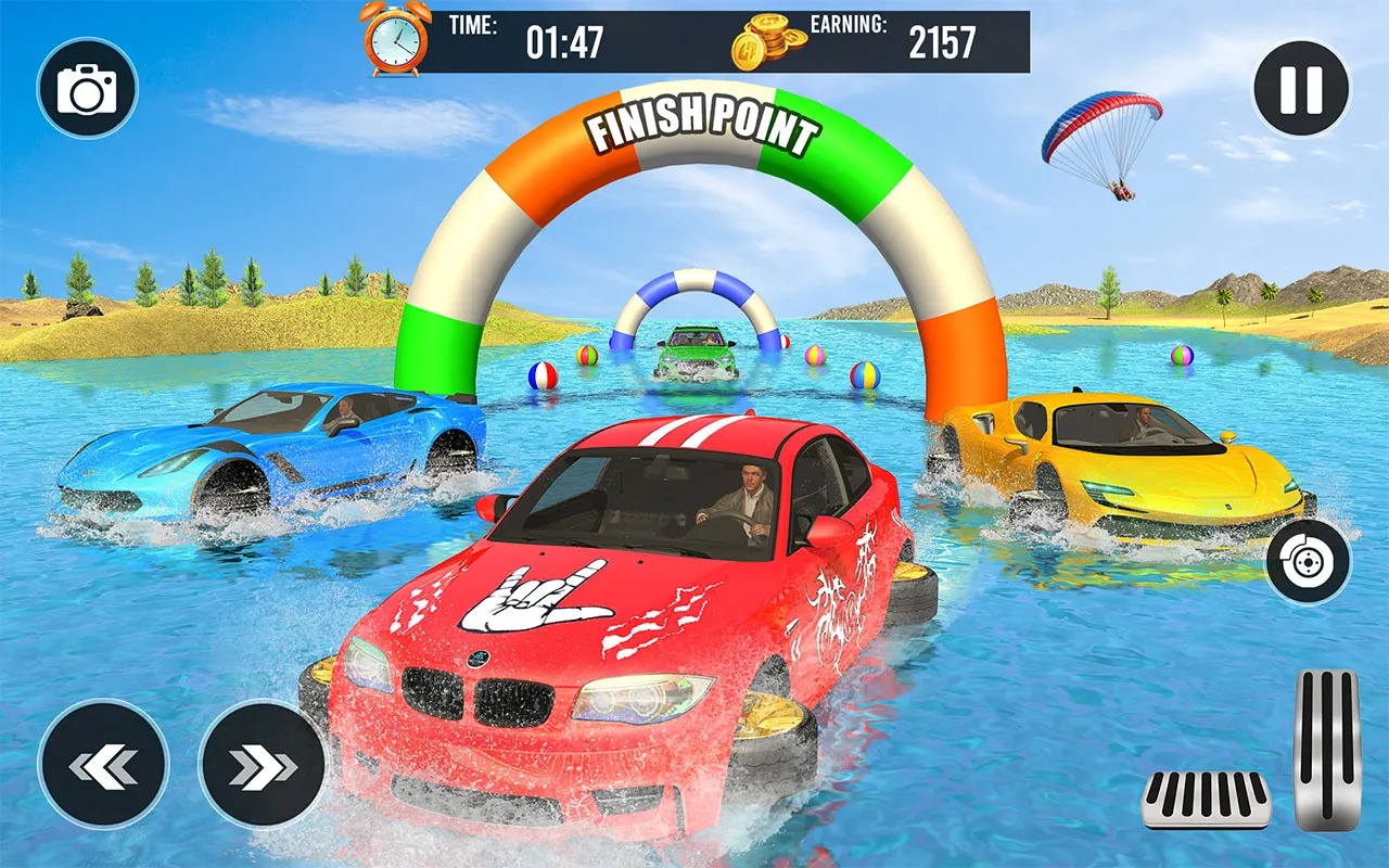 Crazy Car Water Surfing Games | Indus Appstore | Screenshot