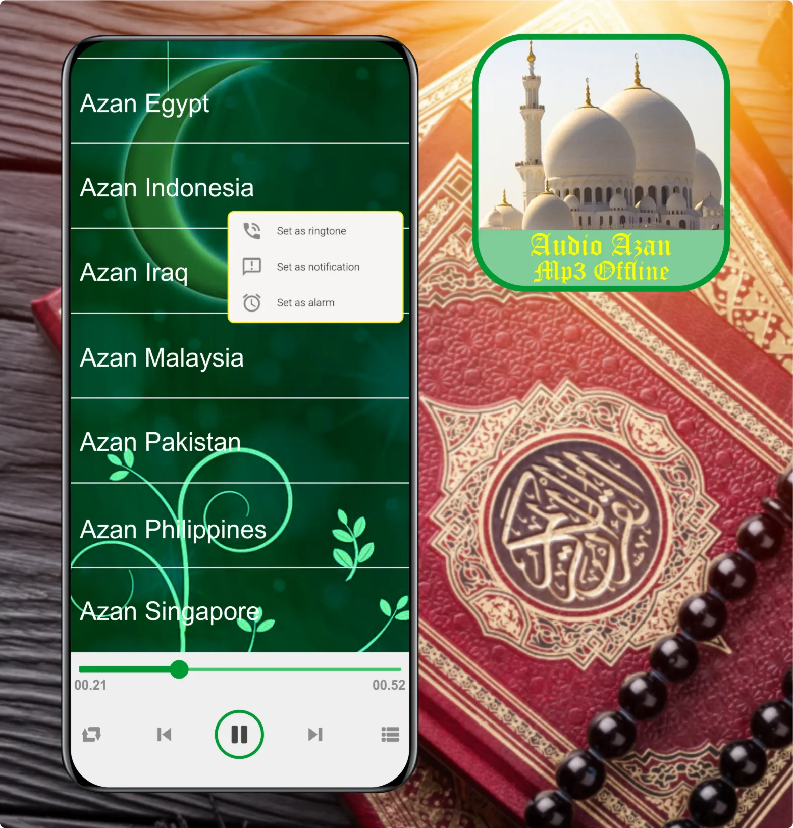 Audio Azan MP3 Offline | Indus Appstore | Screenshot