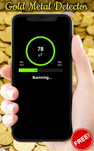 Gold Metal Detector StudFinder | Indus Appstore | Screenshot
