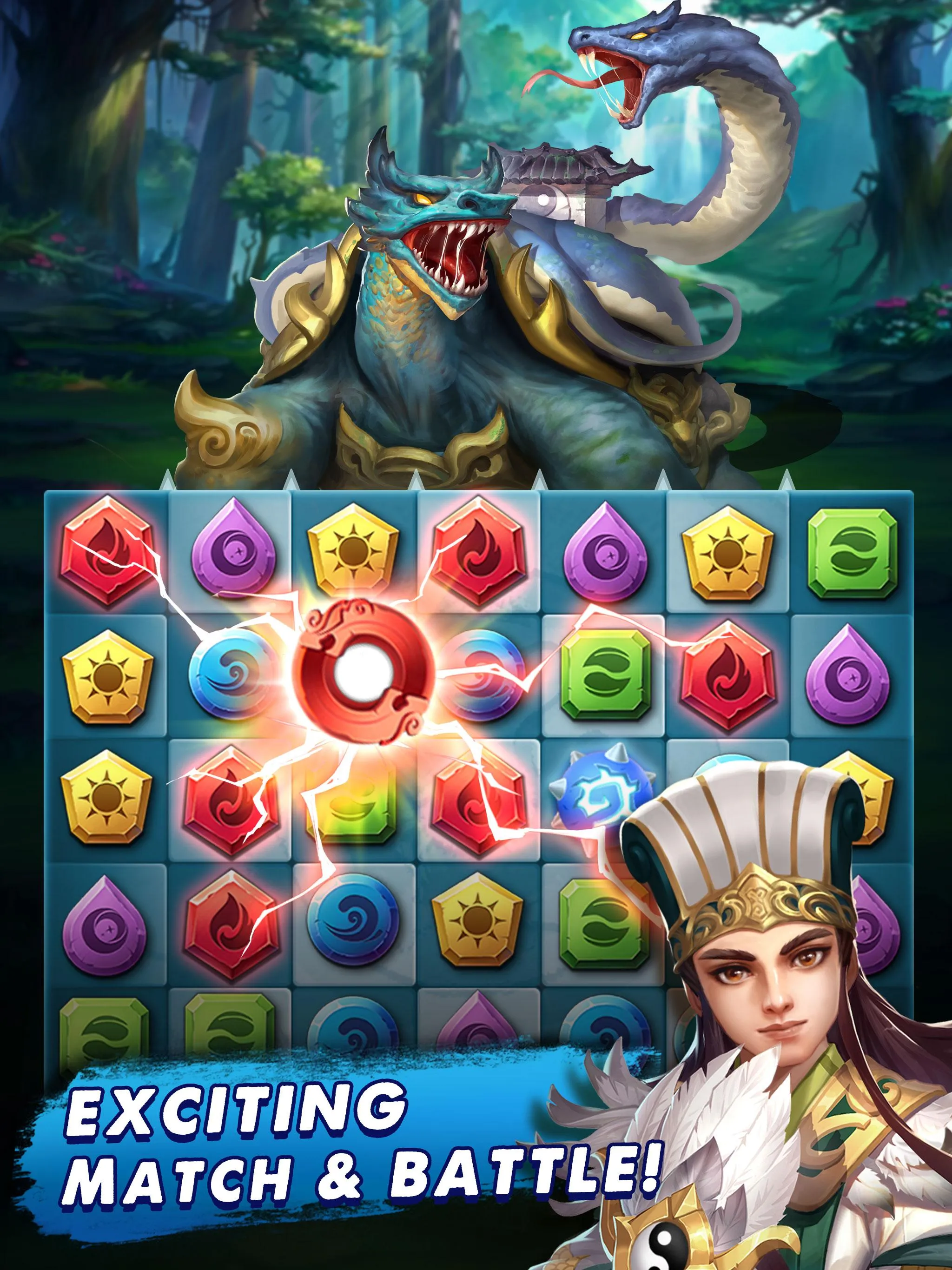 Three Kingdoms & Puzzles: Matc | Indus Appstore | Screenshot