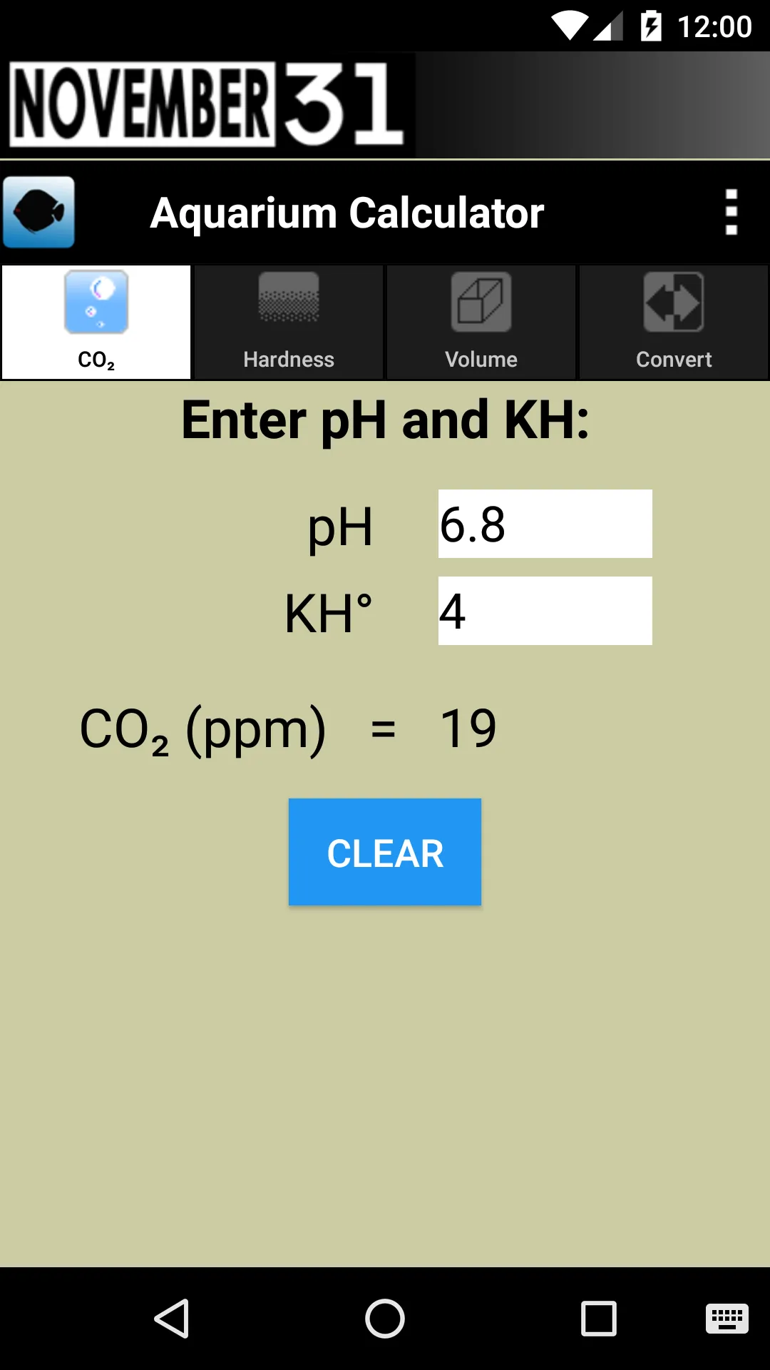 Aquarium Calculator | Indus Appstore | Screenshot