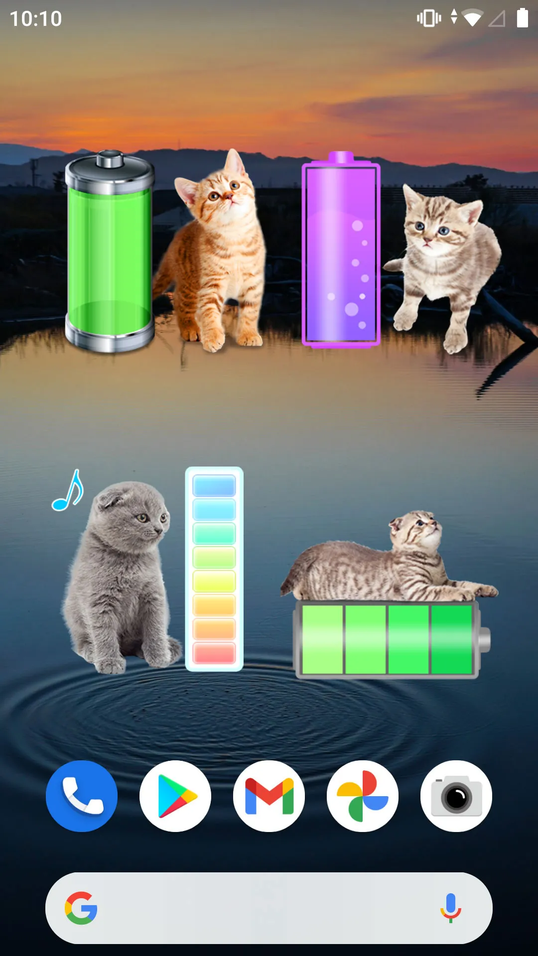 Cat Battery widget | Indus Appstore | Screenshot