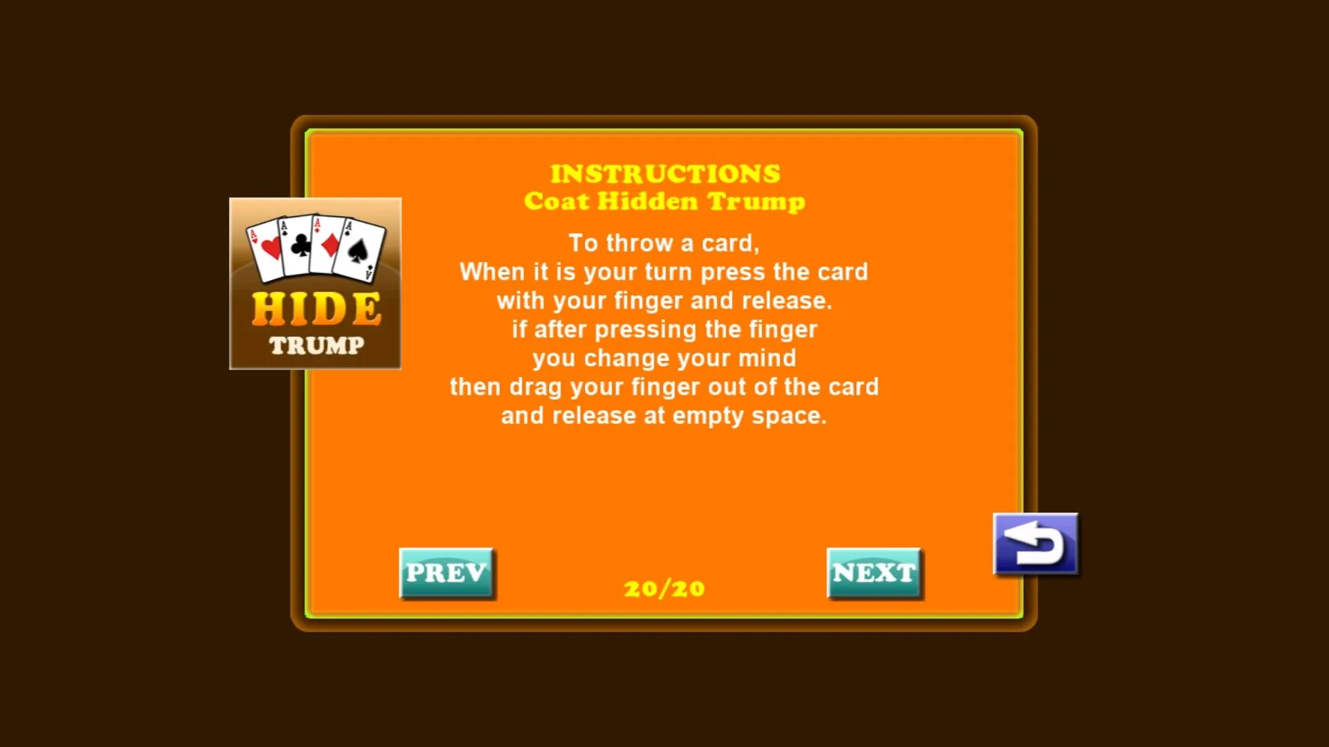 Card Game Coat - Hide Trump | Indus Appstore | Screenshot