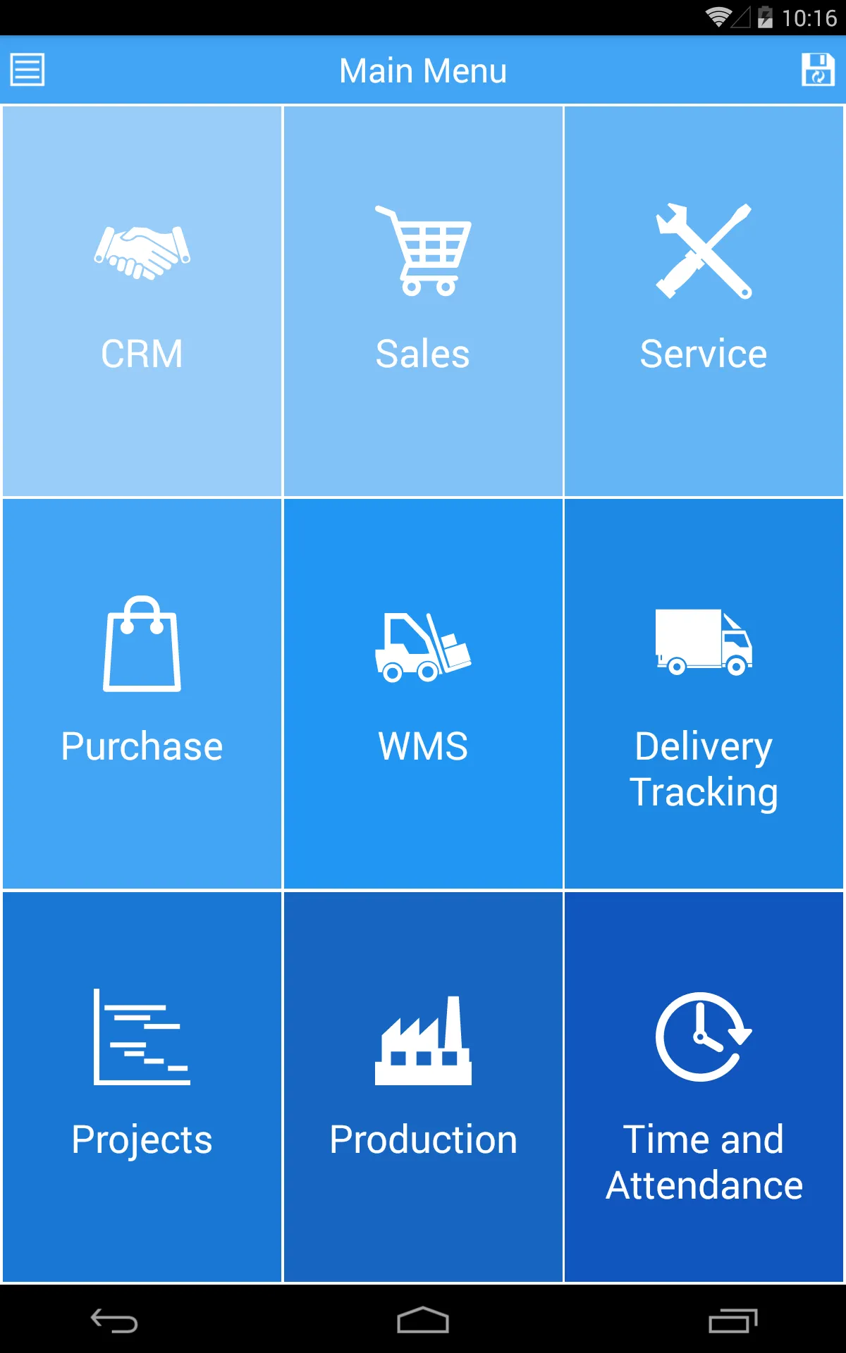 Mobile4ERP | Indus Appstore | Screenshot