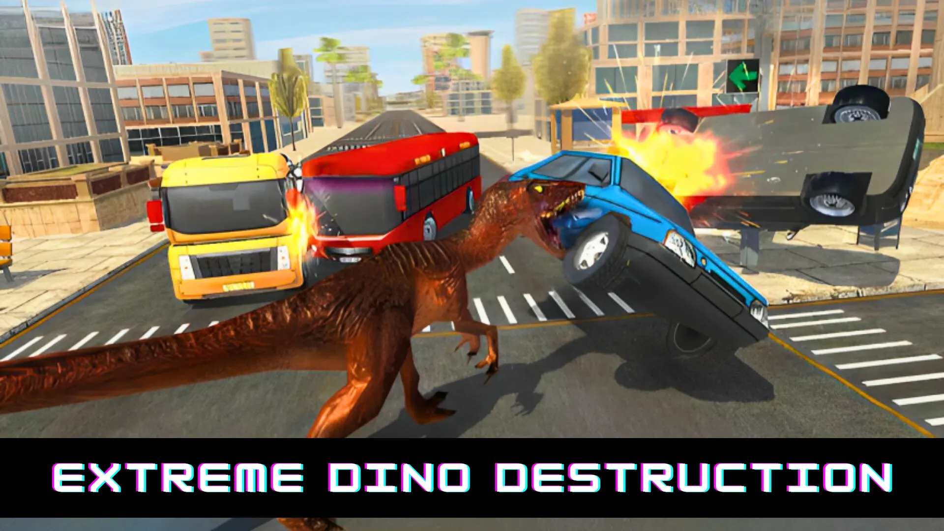 Rampage Dinosaur- Smash City | Indus Appstore | Screenshot