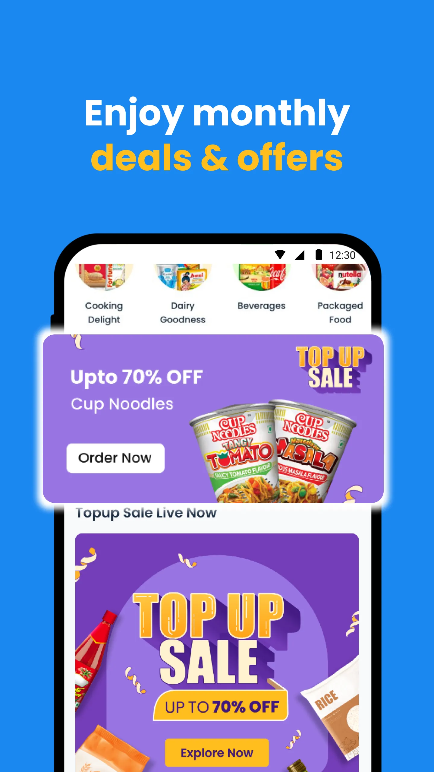 Milkbasket: Grocery Delivery | Indus Appstore | Screenshot