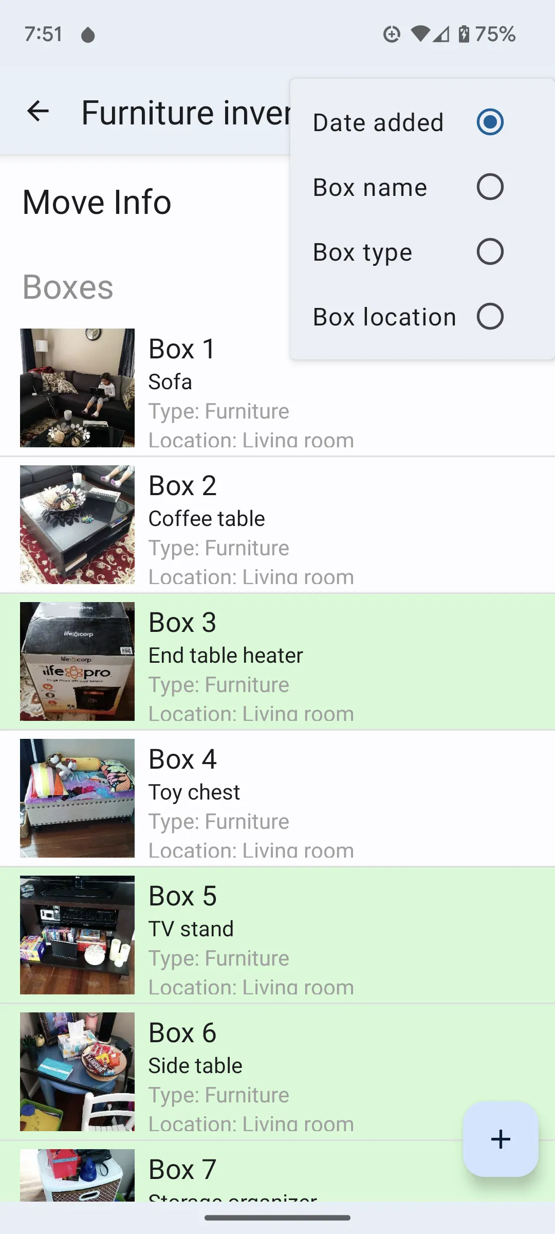 Moving Organizer Lite | Indus Appstore | Screenshot