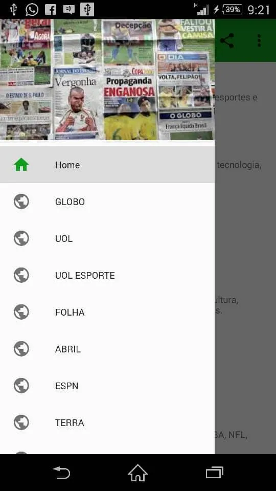 Noticias Brasil | Indus Appstore | Screenshot