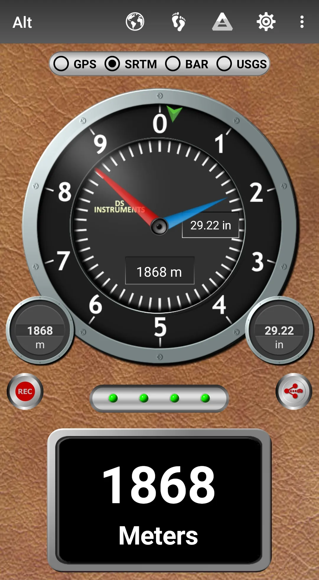 Altimeter & Altitude Widget | Indus Appstore | Screenshot