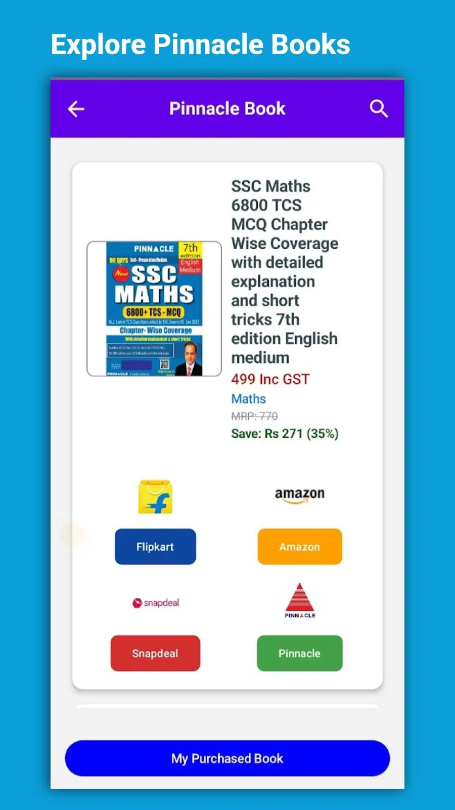 Pinnacle : SSC & Railway Prep | Indus Appstore | Screenshot